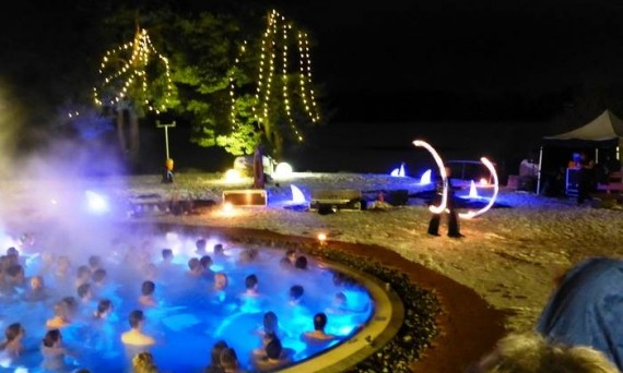 Therme Feuershow